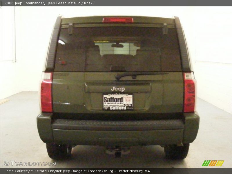 Jeep Green Metallic / Khaki 2006 Jeep Commander