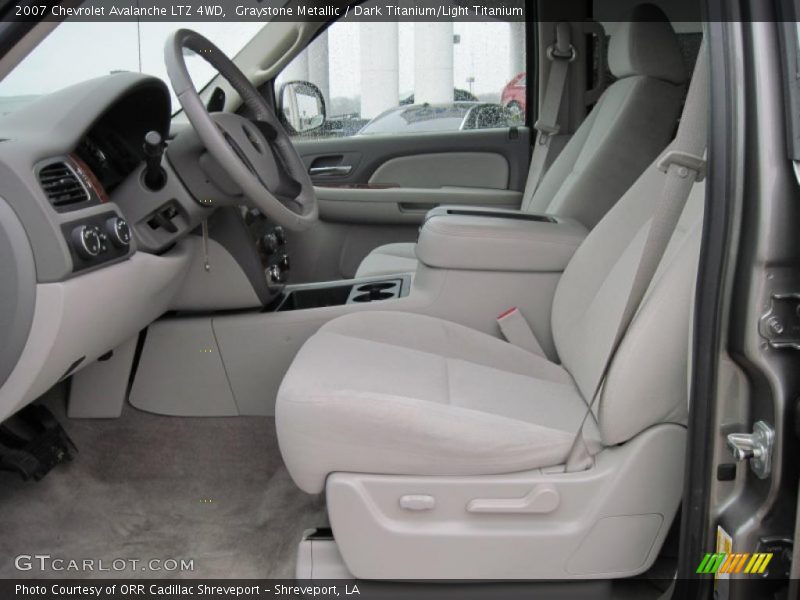 Graystone Metallic / Dark Titanium/Light Titanium 2007 Chevrolet Avalanche LTZ 4WD