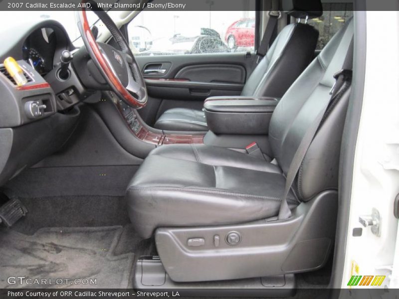 White Diamond / Ebony/Ebony 2007 Cadillac Escalade AWD
