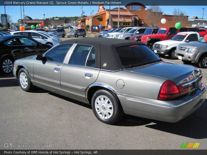 Spruce Green Metallic / Medium Parchment 2004 Mercury Grand Marquis GS