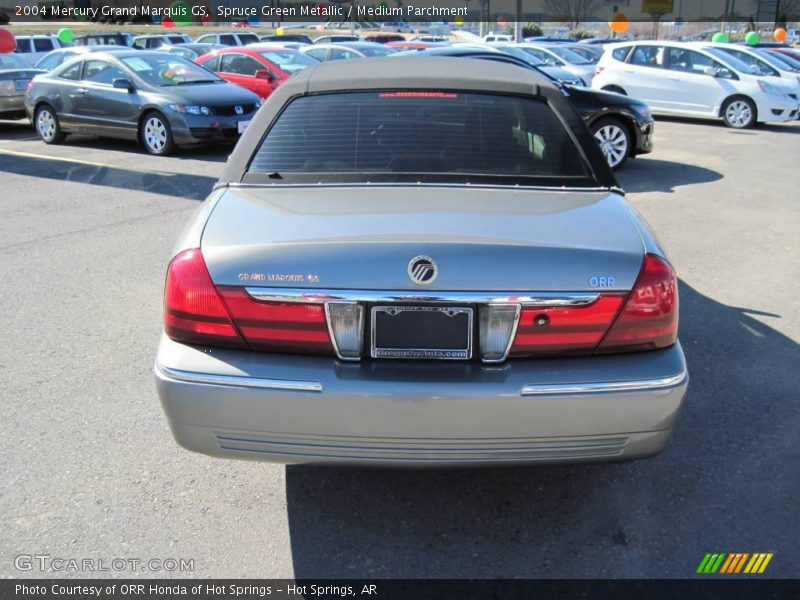 Spruce Green Metallic / Medium Parchment 2004 Mercury Grand Marquis GS