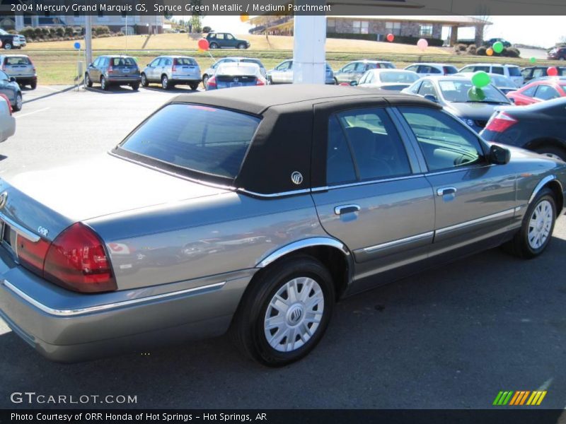 Spruce Green Metallic / Medium Parchment 2004 Mercury Grand Marquis GS