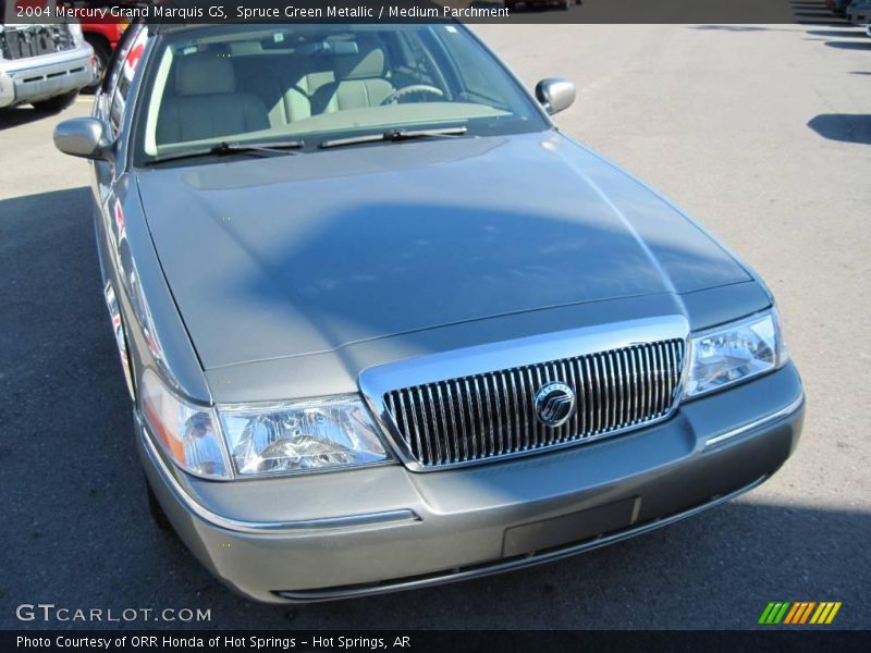 Spruce Green Metallic / Medium Parchment 2004 Mercury Grand Marquis GS