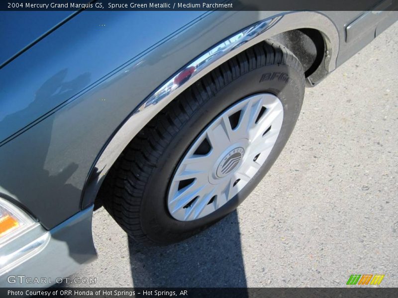 Spruce Green Metallic / Medium Parchment 2004 Mercury Grand Marquis GS