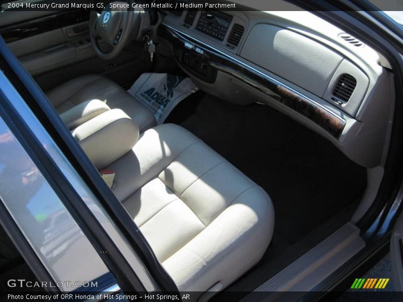 Spruce Green Metallic / Medium Parchment 2004 Mercury Grand Marquis GS