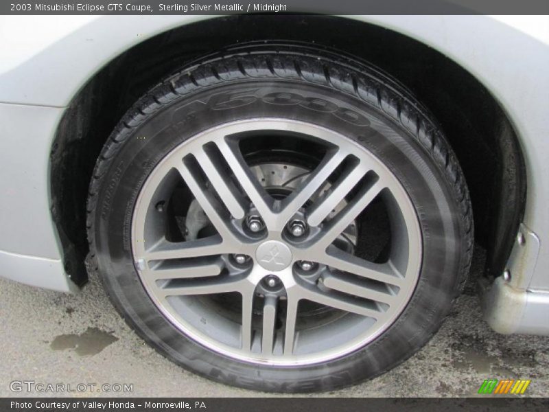 Sterling Silver Metallic / Midnight 2003 Mitsubishi Eclipse GTS Coupe