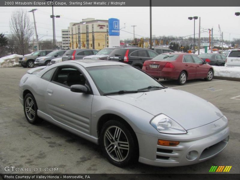 Sterling Silver Metallic / Midnight 2003 Mitsubishi Eclipse GTS Coupe