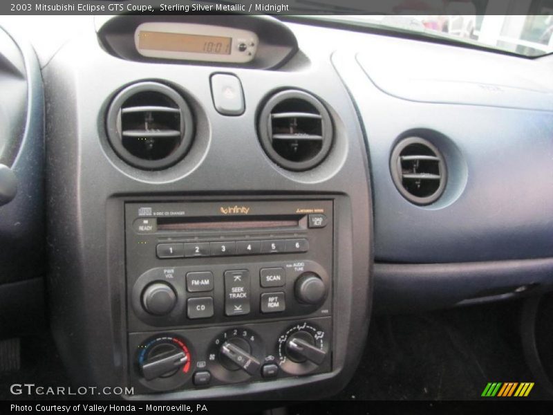 Sterling Silver Metallic / Midnight 2003 Mitsubishi Eclipse GTS Coupe