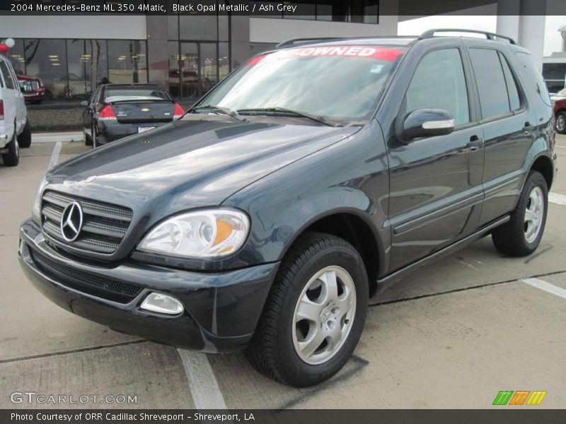 Black Opal Metallic / Ash Grey 2004 Mercedes-Benz ML 350 4Matic