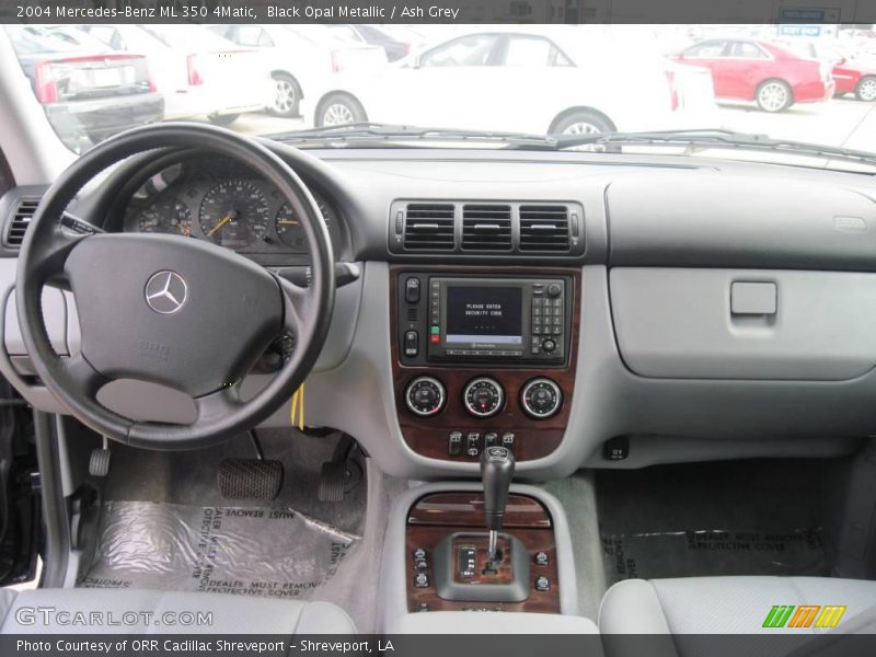 Black Opal Metallic / Ash Grey 2004 Mercedes-Benz ML 350 4Matic