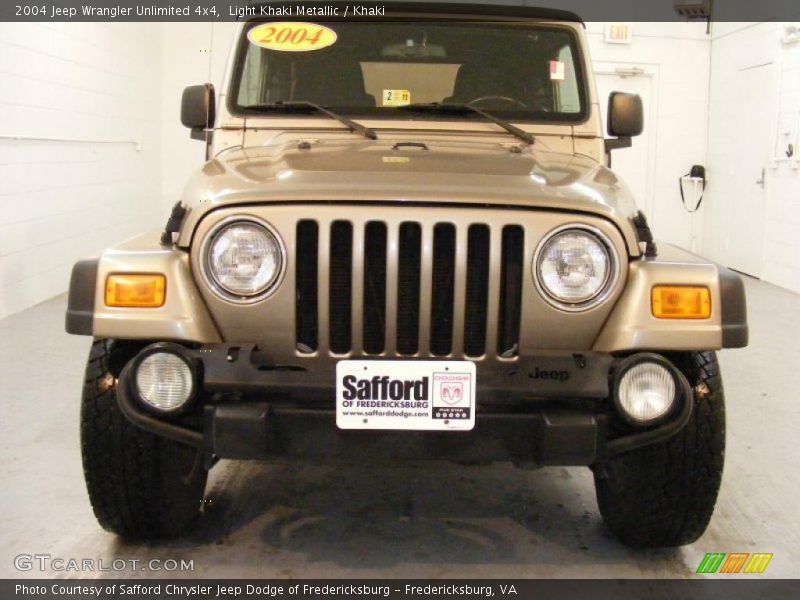 Light Khaki Metallic / Khaki 2004 Jeep Wrangler Unlimited 4x4