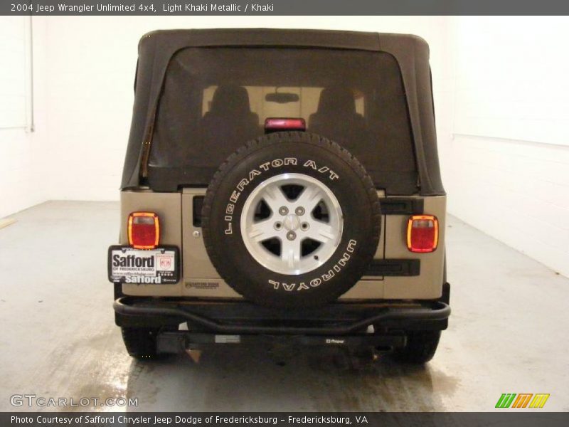 Light Khaki Metallic / Khaki 2004 Jeep Wrangler Unlimited 4x4