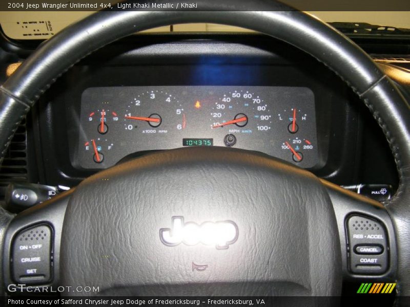 Light Khaki Metallic / Khaki 2004 Jeep Wrangler Unlimited 4x4