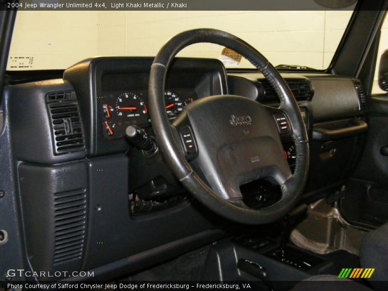 Light Khaki Metallic / Khaki 2004 Jeep Wrangler Unlimited 4x4