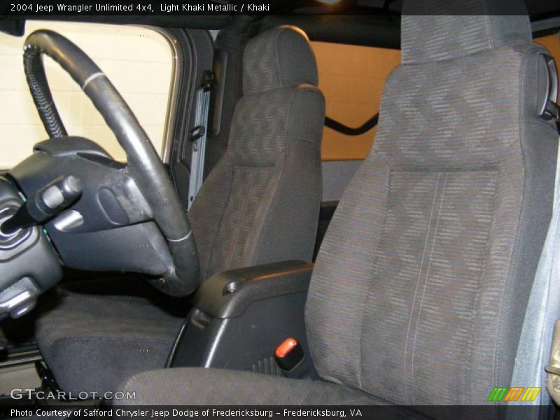 Light Khaki Metallic / Khaki 2004 Jeep Wrangler Unlimited 4x4