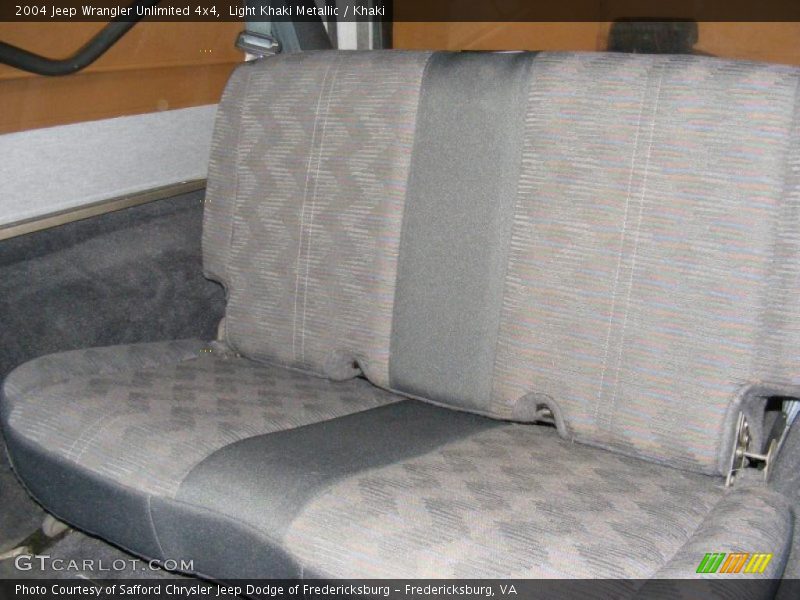 Light Khaki Metallic / Khaki 2004 Jeep Wrangler Unlimited 4x4