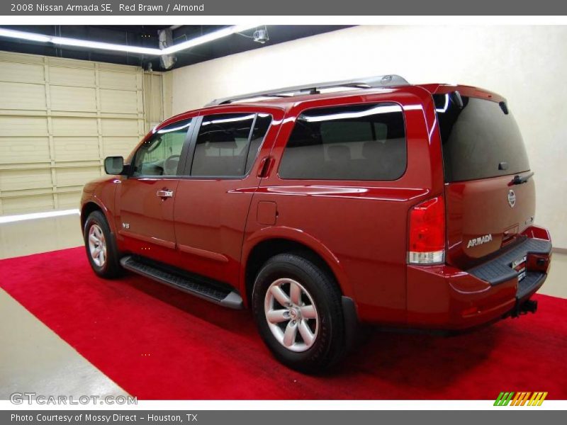 Red Brawn / Almond 2008 Nissan Armada SE