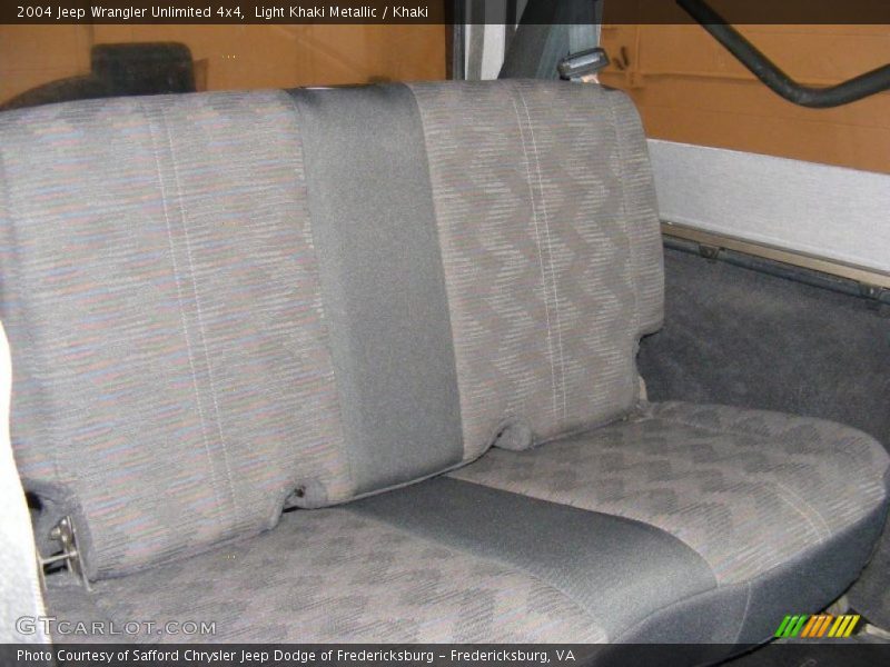 Light Khaki Metallic / Khaki 2004 Jeep Wrangler Unlimited 4x4