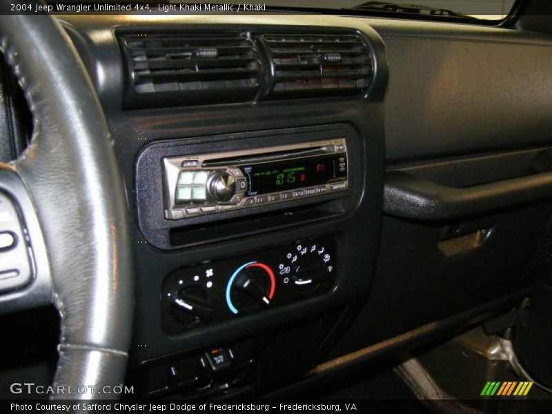 Light Khaki Metallic / Khaki 2004 Jeep Wrangler Unlimited 4x4