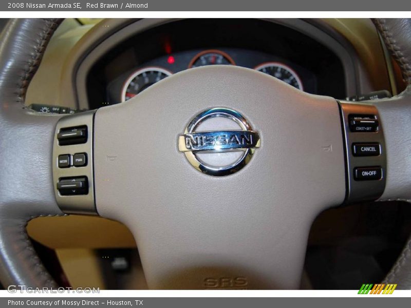 Red Brawn / Almond 2008 Nissan Armada SE