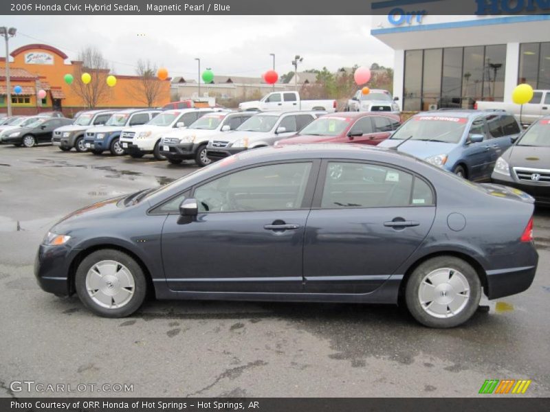 Magnetic Pearl / Blue 2006 Honda Civic Hybrid Sedan