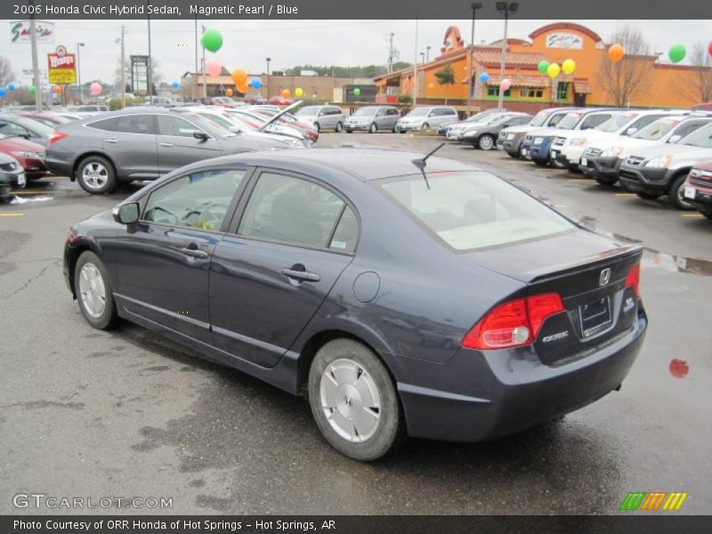 Magnetic Pearl / Blue 2006 Honda Civic Hybrid Sedan
