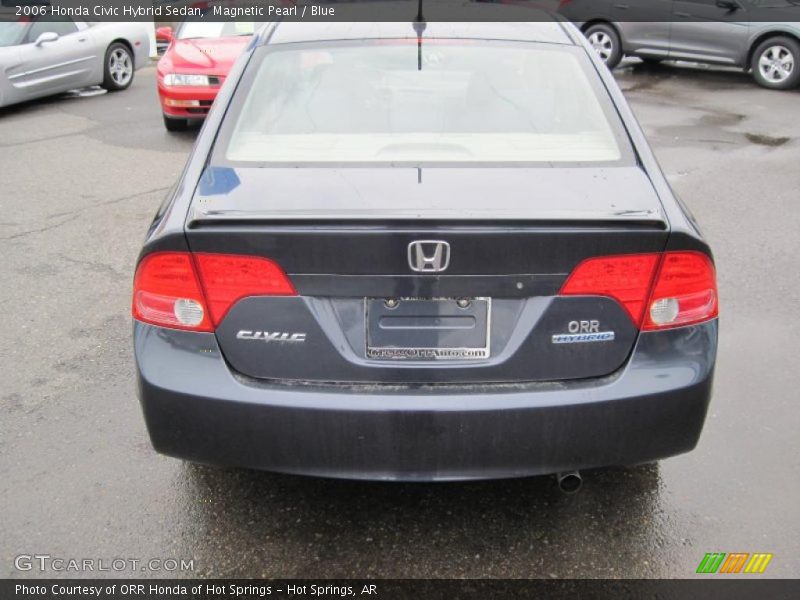 Magnetic Pearl / Blue 2006 Honda Civic Hybrid Sedan
