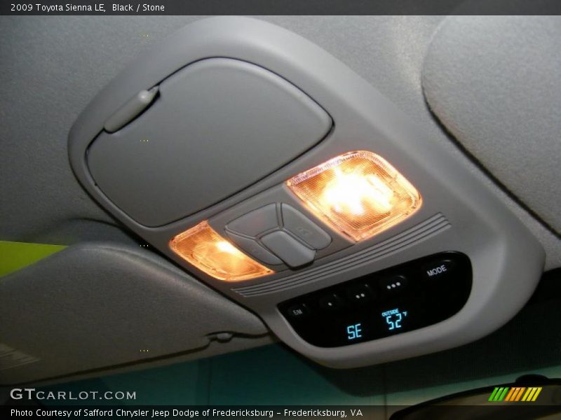 Black / Stone 2009 Toyota Sienna LE