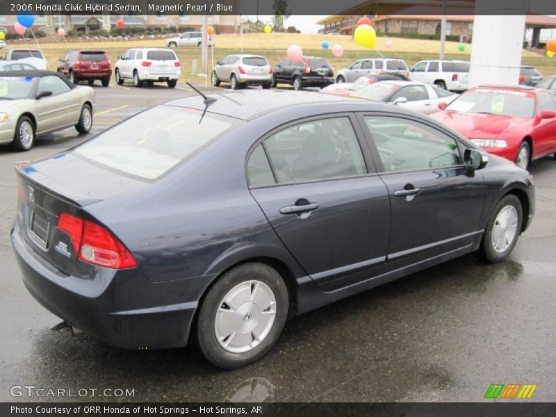 Magnetic Pearl / Blue 2006 Honda Civic Hybrid Sedan