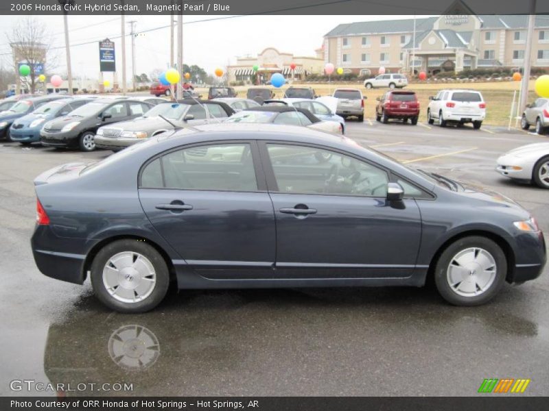 Magnetic Pearl / Blue 2006 Honda Civic Hybrid Sedan