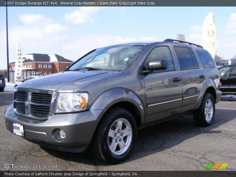 Mineral Gray Metallic / Dark Slate Gray/Light Slate Gray 2007 Dodge Durango SLT 4x4