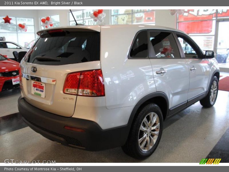 Bright Silver / Black 2011 Kia Sorento EX AWD