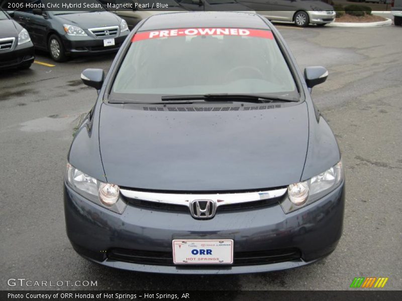Magnetic Pearl / Blue 2006 Honda Civic Hybrid Sedan