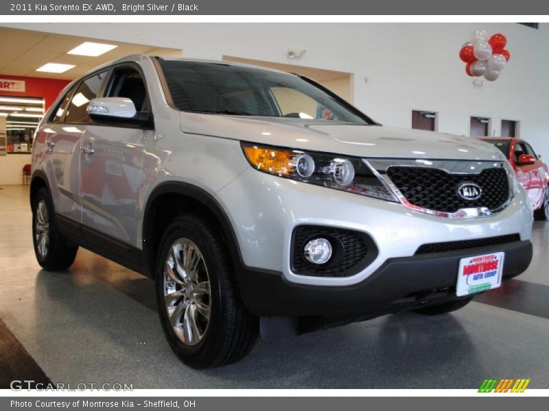 Bright Silver / Black 2011 Kia Sorento EX AWD