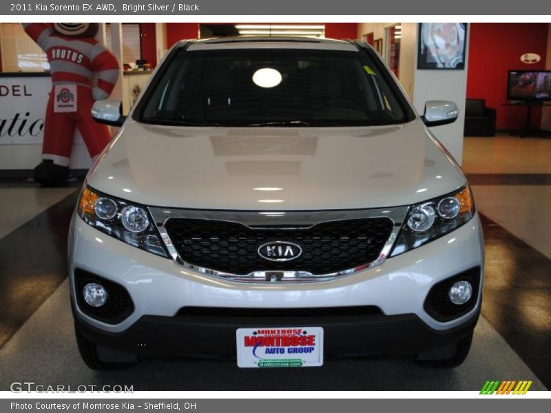 Bright Silver / Black 2011 Kia Sorento EX AWD