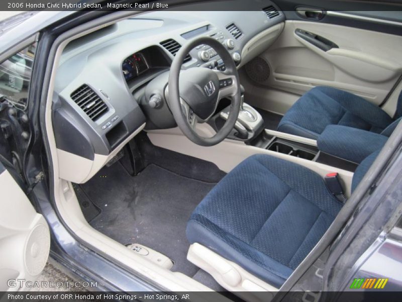 Magnetic Pearl / Blue 2006 Honda Civic Hybrid Sedan
