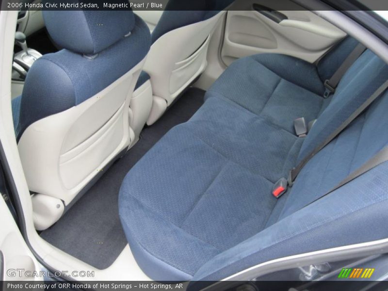 Magnetic Pearl / Blue 2006 Honda Civic Hybrid Sedan