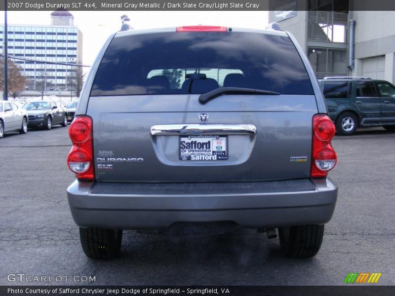 Mineral Gray Metallic / Dark Slate Gray/Light Slate Gray 2007 Dodge Durango SLT 4x4