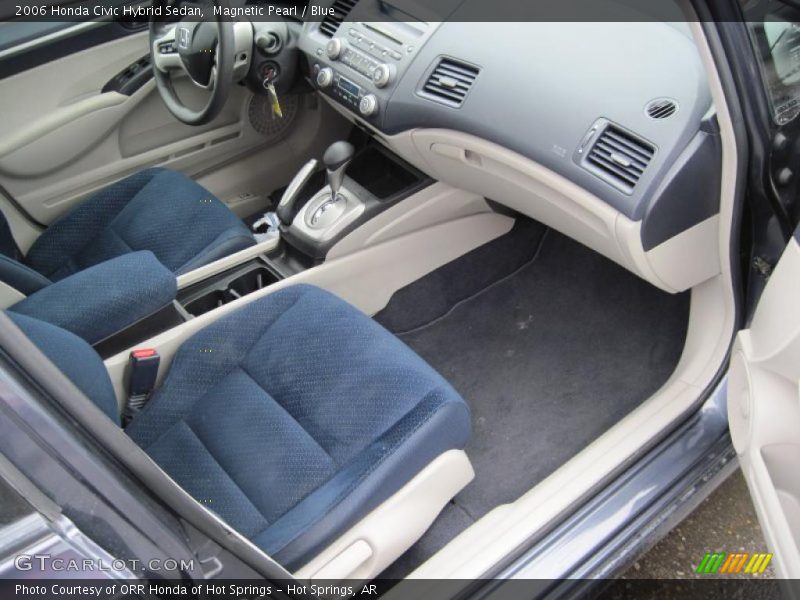 Magnetic Pearl / Blue 2006 Honda Civic Hybrid Sedan