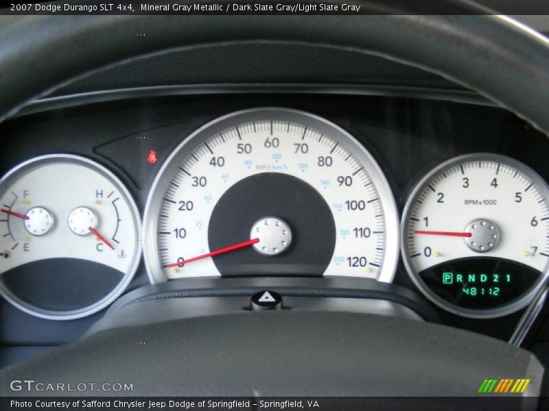 Mineral Gray Metallic / Dark Slate Gray/Light Slate Gray 2007 Dodge Durango SLT 4x4