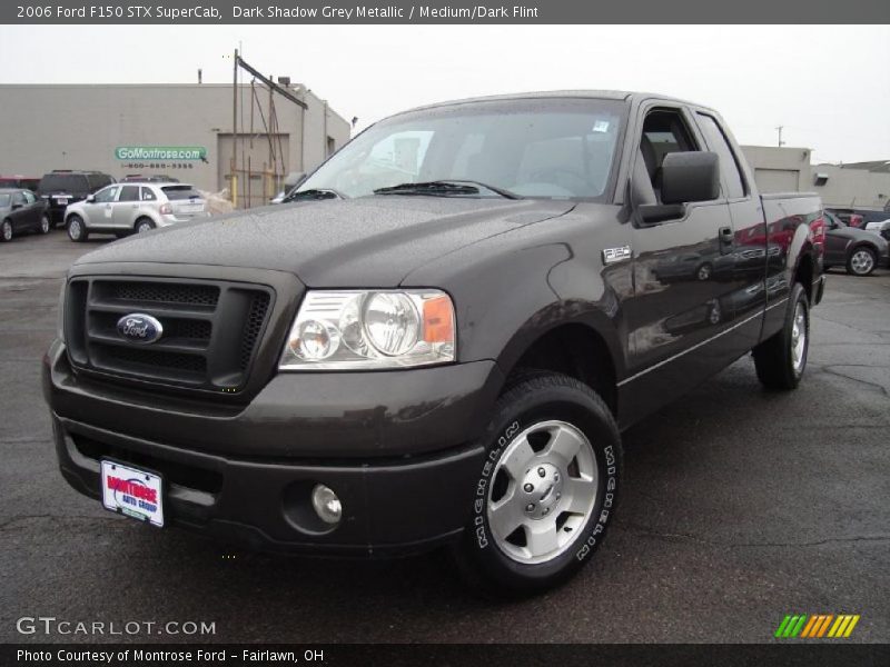 Dark Shadow Grey Metallic / Medium/Dark Flint 2006 Ford F150 STX SuperCab