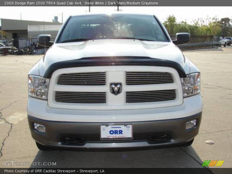 Stone White / Dark Slate/Medium Graystone 2009 Dodge Ram 1500 TRX4 Quad Cab 4x4