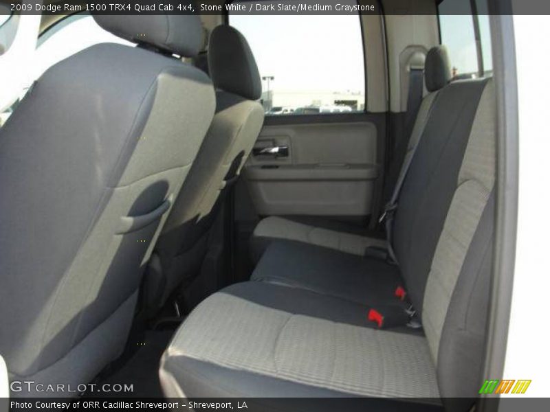 Stone White / Dark Slate/Medium Graystone 2009 Dodge Ram 1500 TRX4 Quad Cab 4x4
