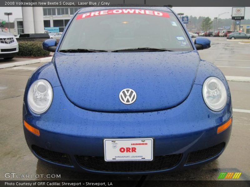 Laser Blue / Grey 2008 Volkswagen New Beetle S Coupe