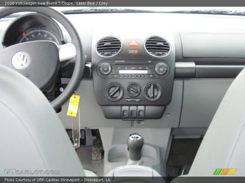 Laser Blue / Grey 2008 Volkswagen New Beetle S Coupe