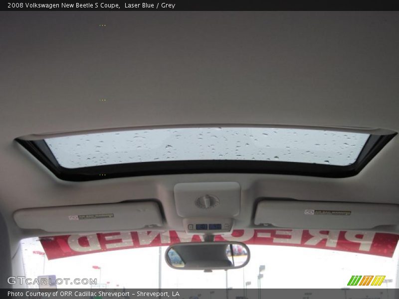 Laser Blue / Grey 2008 Volkswagen New Beetle S Coupe
