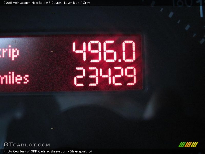Laser Blue / Grey 2008 Volkswagen New Beetle S Coupe