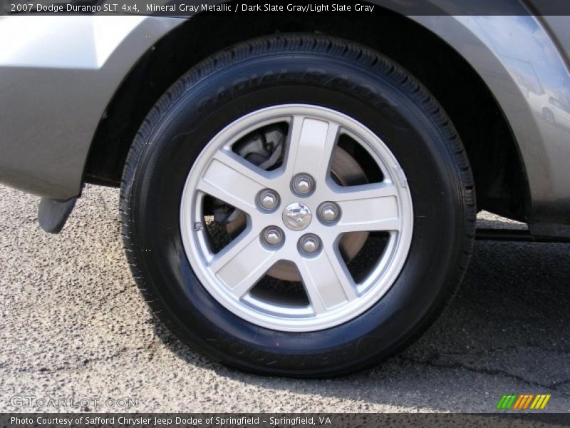 Mineral Gray Metallic / Dark Slate Gray/Light Slate Gray 2007 Dodge Durango SLT 4x4
