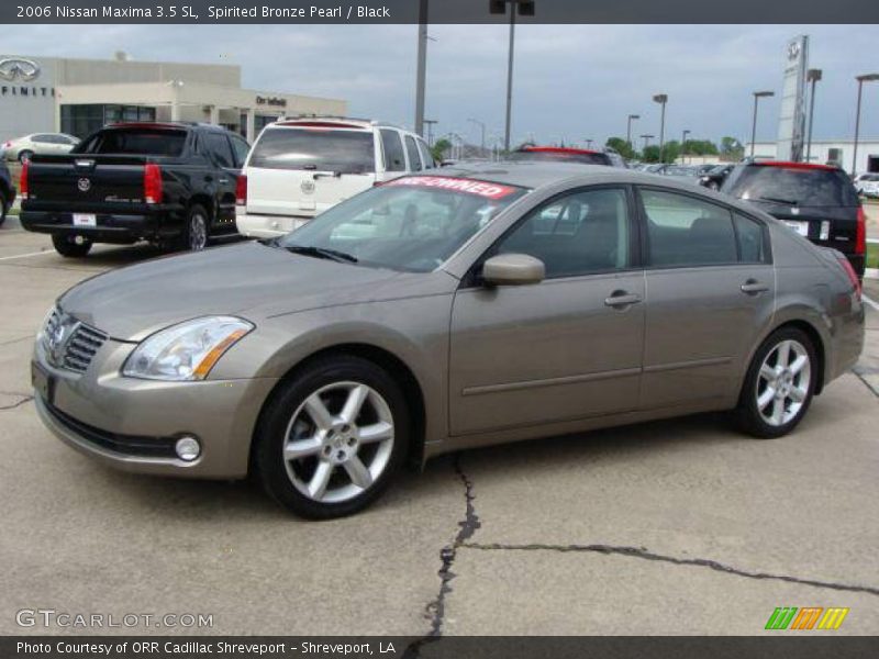 Spirited Bronze Pearl / Black 2006 Nissan Maxima 3.5 SL