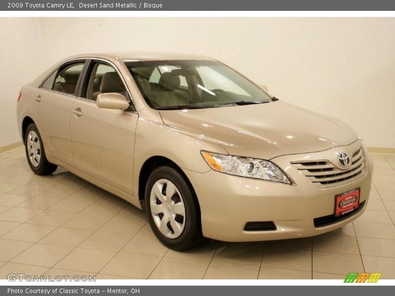 Desert Sand Metallic / Bisque 2009 Toyota Camry LE